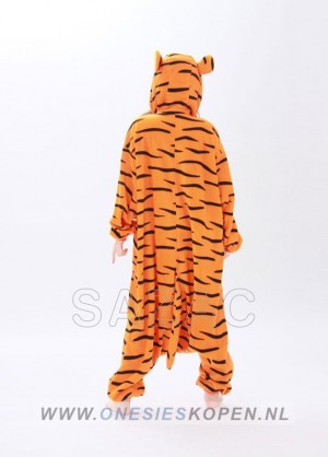 Tijgertje/Teigetje onesie kigurumi sazac achter