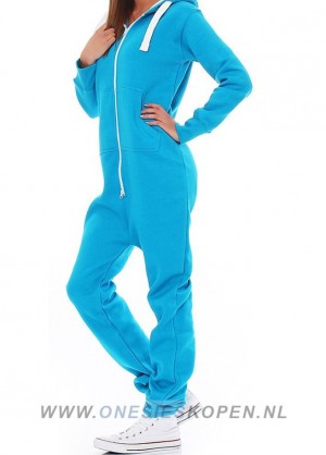 Onesie lichtblauw unisex vrouw zij