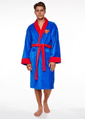 Superman badjas voor