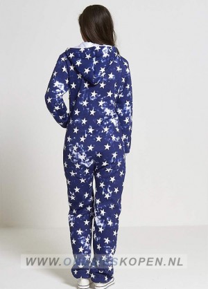 onesie sterrenprint achter