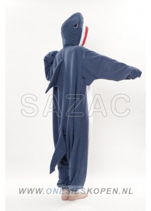 sazac haai onesie shark back