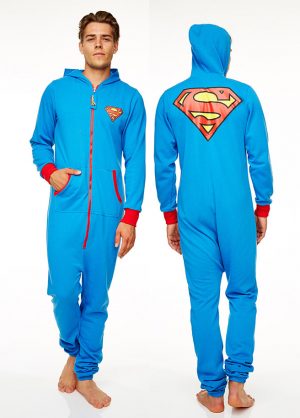 superman onesie voor achter