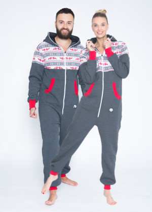Sofakiller nordic onesie grey adult